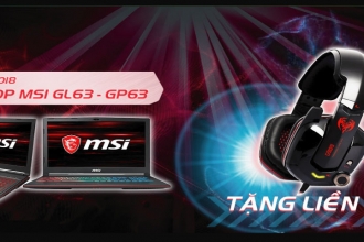 Mua laptop GL63-GP63 Trúng quà